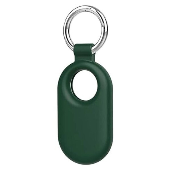 Samsung Galaxy SmartTag2 Case Protective Silicone Smart Tag 2 with Key Ring Olive