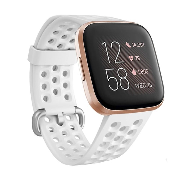 Fitbit Versa 2 Lite Sports Replacement Band White Small