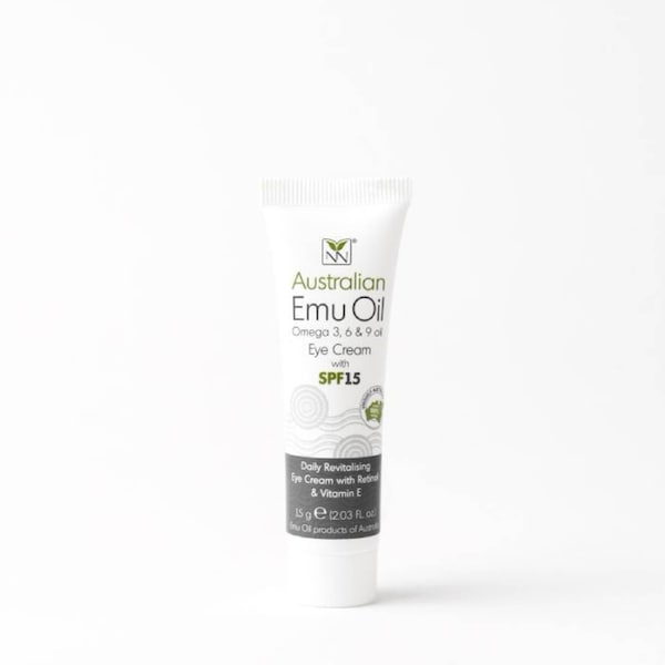 Y-Not Natural - Emu Oil Eye Cream for Dark Circles, Puffiness & Fine Lines - 15g 15ml