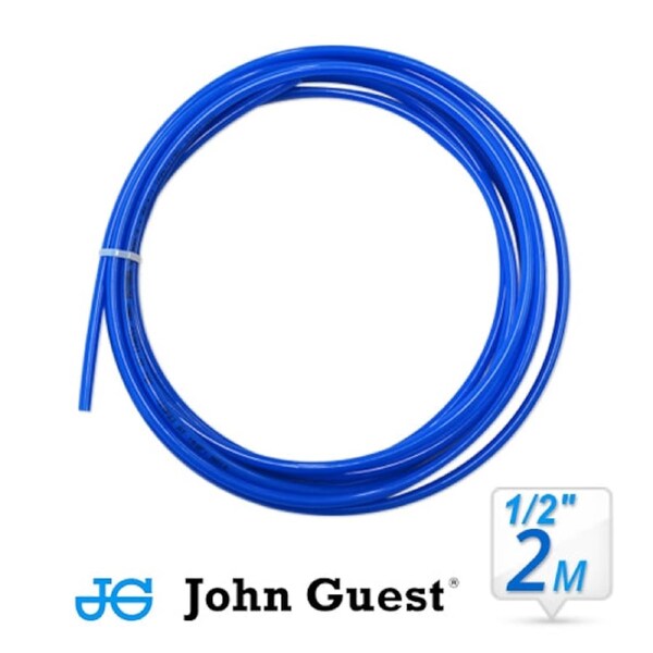 John Guest 1/2" Hose Tubing High Pressure Blue 1 Metre 2 Metres