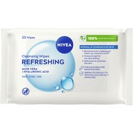 Nivea Refreshing Biodegradable Face Cleansing Makeup Wipes