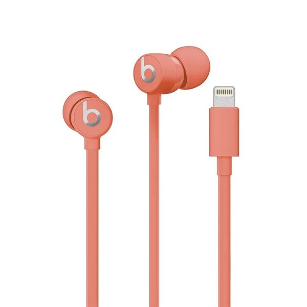 Beats urBeats3 In-Ear Wired Earphones with Lightning Connector Coral