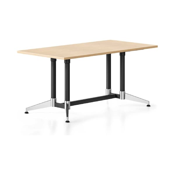 Typhoon Meeting & Boardroom Tables - Stylish Office Tables with Floating Top Design and Metal Base Beige