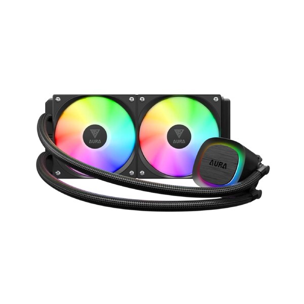 Gamdias ARUA GL240v2 240mm Liquid CPU Water Cooler Support LGA 1700 / AMD AM5 Black