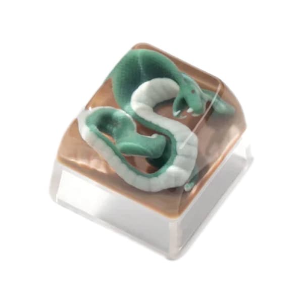 Magic Animal Resin Artisan Keycap Green / 1u