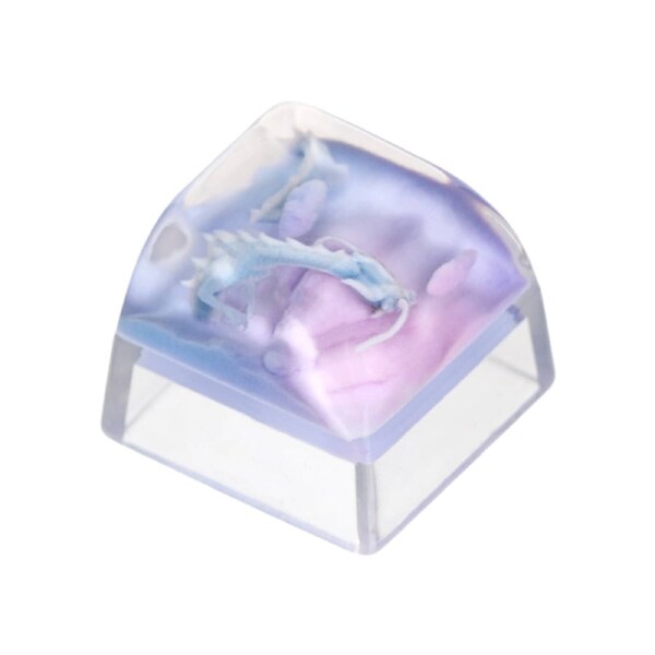 Magic Animal Resin Artisan Keycap Purple / 1u