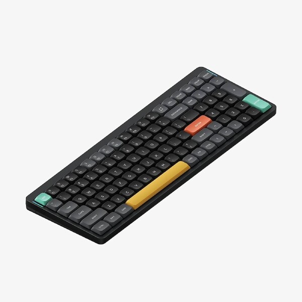 NuPhy Air96 V2 Low-Profile Wireless Mechanical Keyboard Basalt Black / Wisteria (55gf)