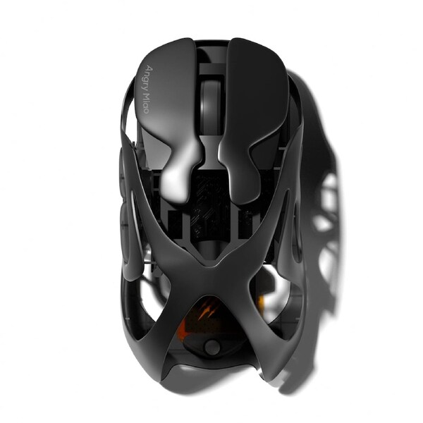 ANGRY MIAO Infinity Wireless Mouse Basalt Black