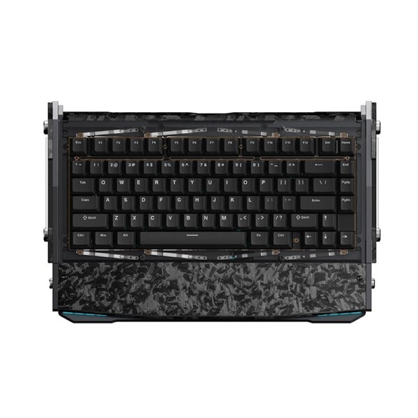 ANGRY MIAO Dry Studio Black Diamond 75 V2 Wireless Mechanical Keyboard Advance (DR Rapid Ice Switch) Forged Carbon