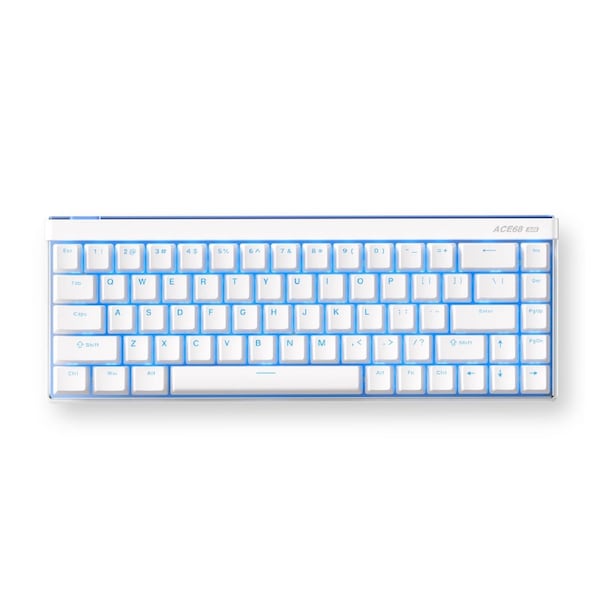 MCHOSE ACE 68 Air HE Magnetic 8K Wired Gaming Keyboard Snow White / Mount Tai Magnetic Switch GT