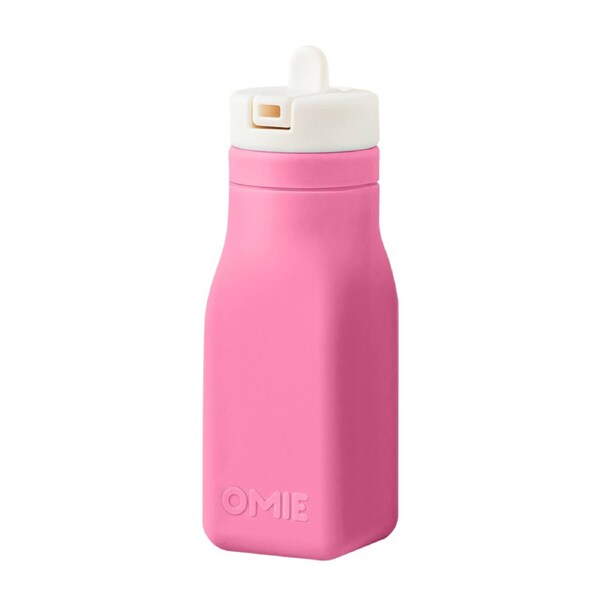 Omiebottle Silicone Drink Bottle Pink