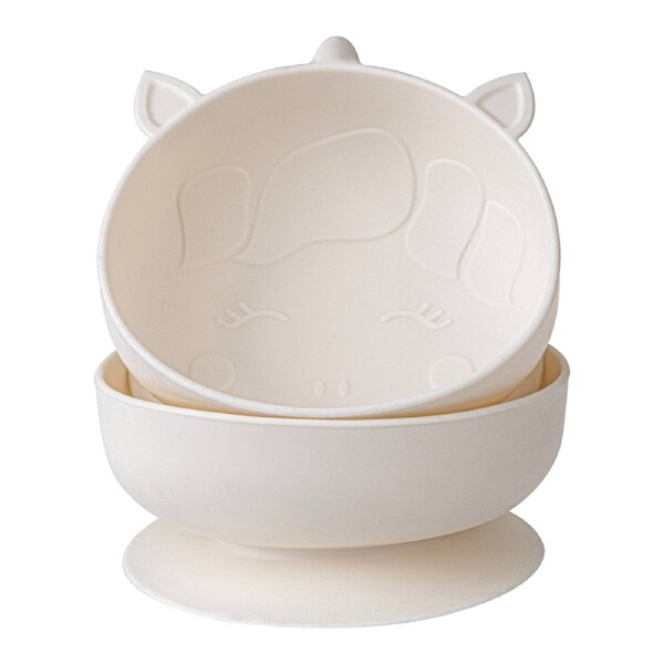 Melii Luxe Silicone Suction Bowls 2 Pack Unicorn