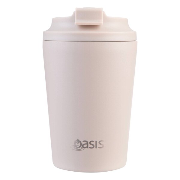 Oasis Ceramic Lined Coffee Cup - 360ml Oat
