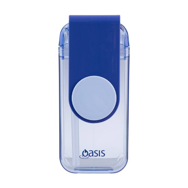 Oasis Kid's Tritan Juice Box With Straw 300ml Blue