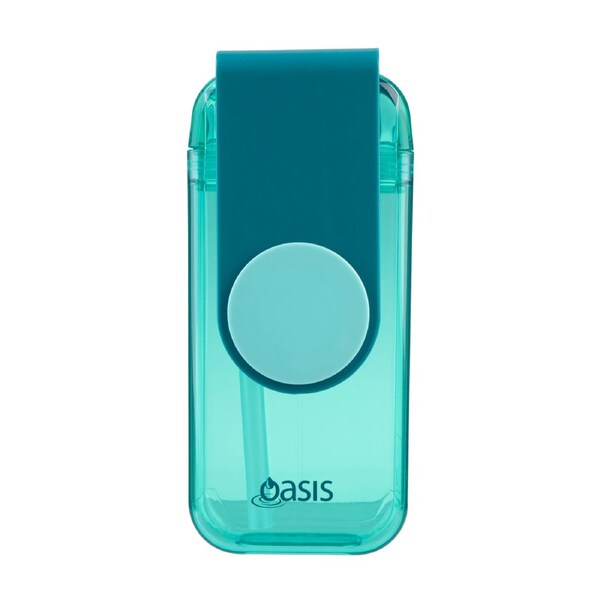 Oasis Kid's Tritan Juice Box With Straw 300ml Green