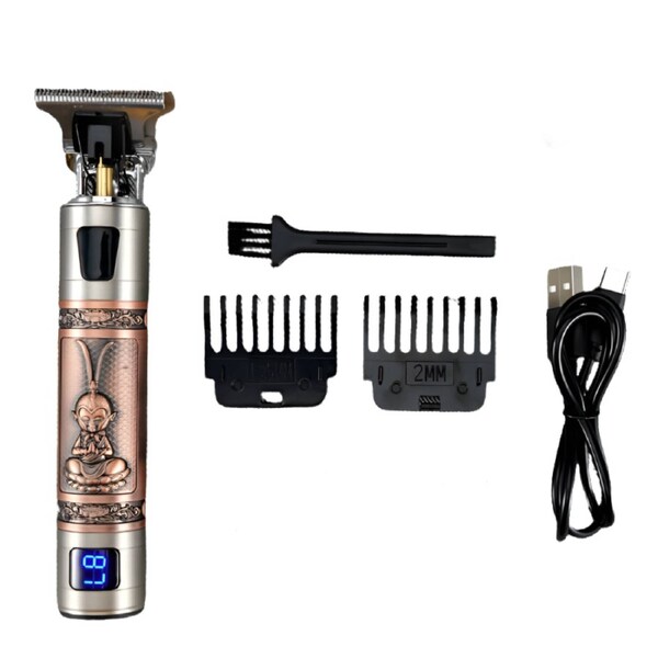 Electric Rechargeable Shaver Hair Clippers Monkey-LCD-Box