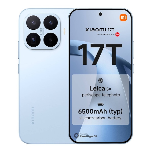 Xiaomi 17T 5G (Dual Sim, 256GB/12GB, Leica Cam, 6500mAh, AU Version) Blue