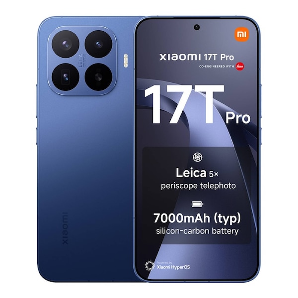 Xiaomi 17T Pro 5G (Dual Sim, 256GB/12GB, Leica Cam, 7000mAh, AU Version) Blue