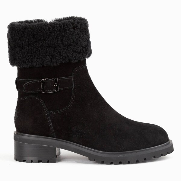 UGG Lissa Ankle Zip Boots Black / US WOMEN 7 / US MEN 6 / AU LADIES 7 / AU MEN 5 / EU 37 / UK 5