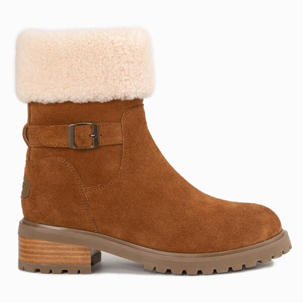 UGG Lissa Ankle Zip Boots Chestnut / US WOMEN 7 / US MEN 6 / AU LADIES 7 / AU MEN 5 / EU 37 / UK 5