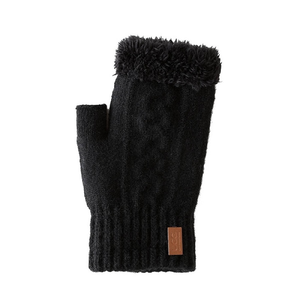 Platinum Fingerless Gloves Uggs Black