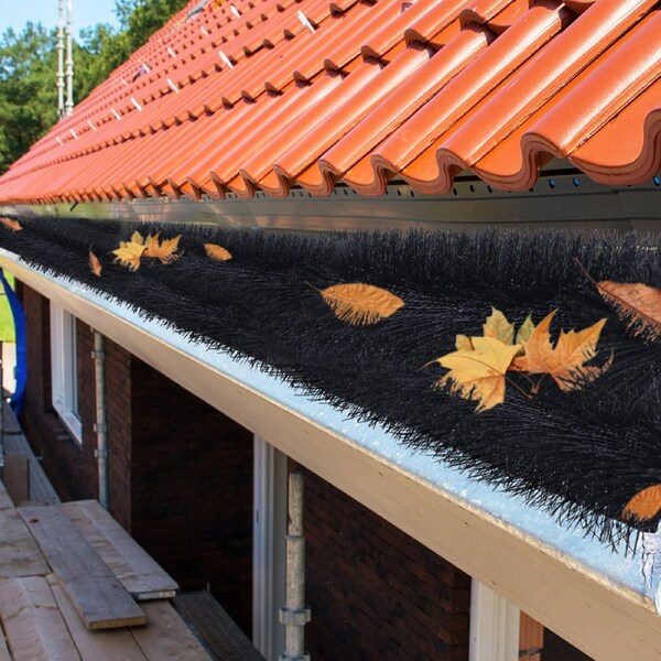 Gardeon Gutter Brush Guard 92X10cm Leaf Twigs Filter Home Garden 18/24/36/48 pcs 18PCS
