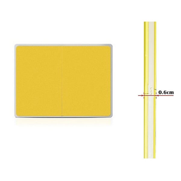 4 Sizes High Strength Rebreakable Karate Board for Martial Arts Taekwondo Yellow 5mm