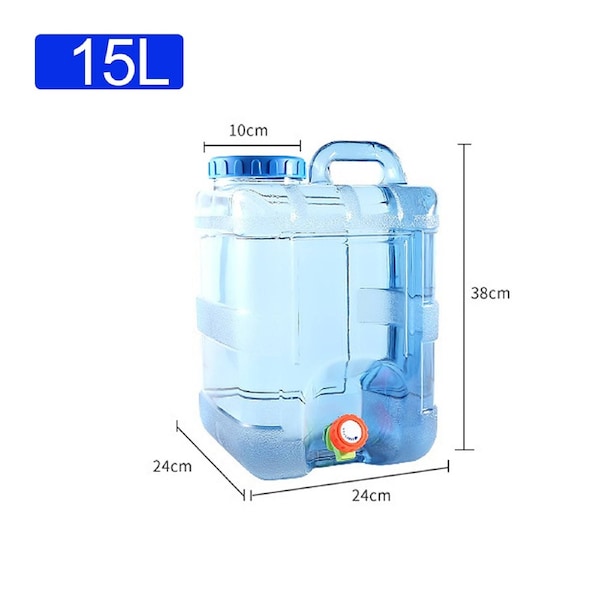 Portable Spigot Water Container for Camping 5L-25L Storage 10L