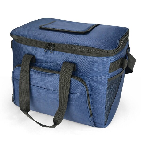 Insulated Cooler Bag 36L Thermal Picnic Outdoor Camping Bag Navy