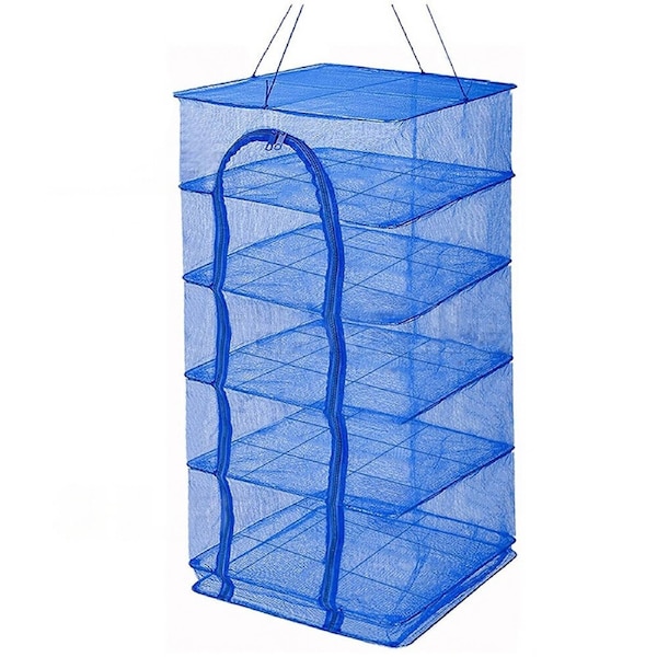Air Drying Net for Food Jerky Fruits Vegetables Fishing Meat Dehydrator 5 Tiers