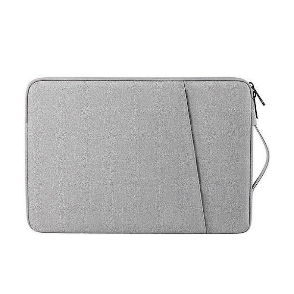 Light Grey Laptop Sleeve Bag Carry Case 13in 14in 15in 16in For MacBook Air Pro Dell HP For 15.6 to 16in
