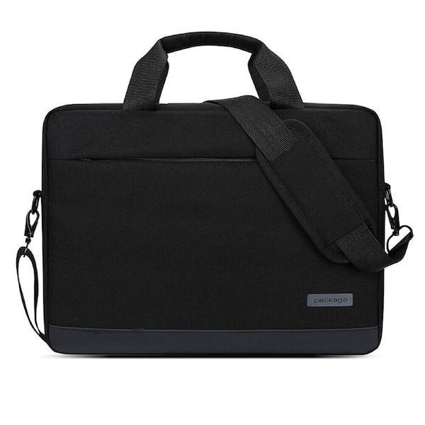 Black Laptop Shoulder Bag Sleeve for Macbook Lenovo HP Briefcase Case 15 Inch