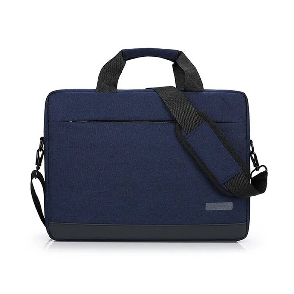 Navy Laptop Sleeve Briefcase for Macbook Dell HP Protective Case 15.6 Inch