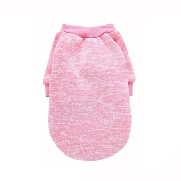 Pink Winter Pet Dog Sweater Warm Knitwear Jumper for Puppy and Cat Chest: 40cm Back Length: 30cm