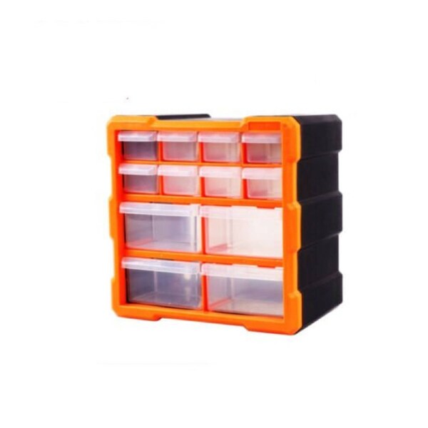 Tool Storage Organizer Parts Drawers Cabinet Box Chest with Dividers 12 Drawer Storage
