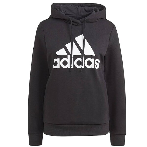 adidas Women's W BL FL HD Sweatshirt - Black/White XS