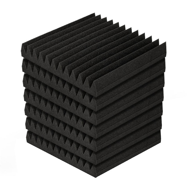 20 40 60PCS Alpha Studio Acoustic Foam Sound Absorbtion Panel Wedge 30X30X5CM