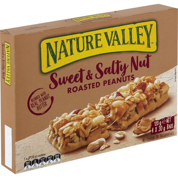 Nature Valley Sweet & Salty Nut Roasted Peanut Bars 4 pack