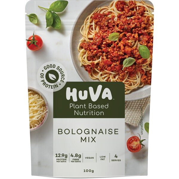 HuVa Plant Based Nutrition Bolognaise Mix 100g