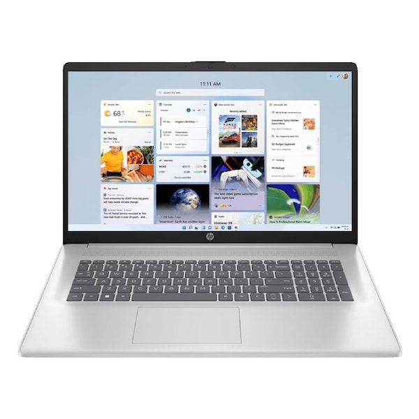HP 17.3 inch Laptop (i7-150U, 512GB/16GB, W11H, cn4045TU) - Silver Silver