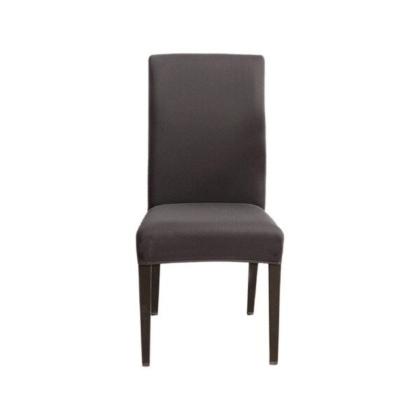 Hyper Cover Stretch Dining Chair Covers Iron Grey - Slipcover Protectors 2 pcs