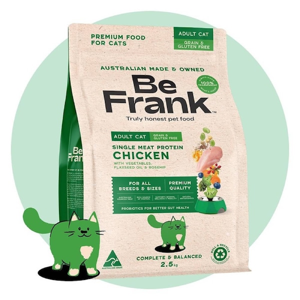 Be Frank Grain Free Adult Chicken Dry Cat Food 2.5kg 2.5kg