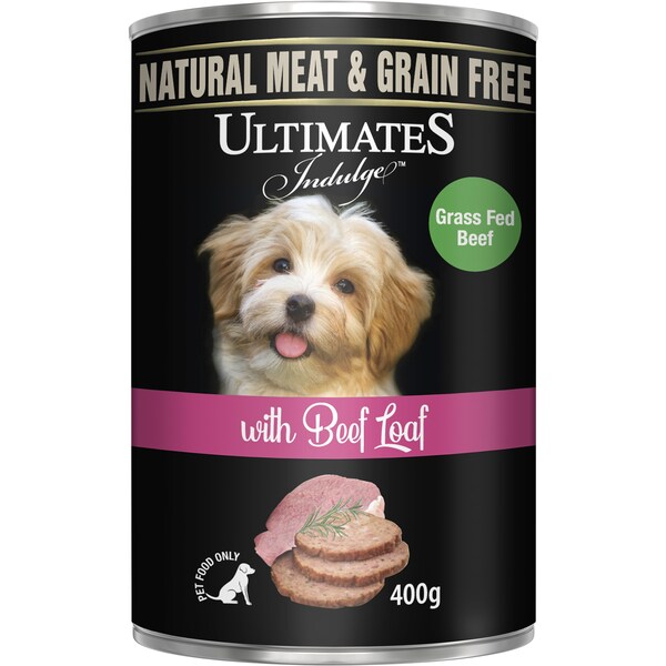 Ultimates Indulge Beef Loaf Wet Dog Food 400g