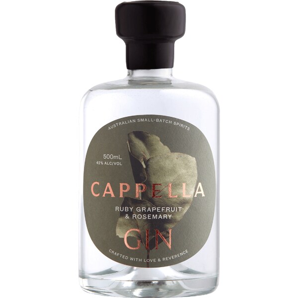 Cappella Ruby Grapefruit & Rosemary Gin 500ml