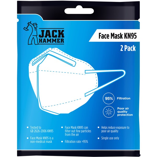Jack Hammer Face Mask 2 Pack