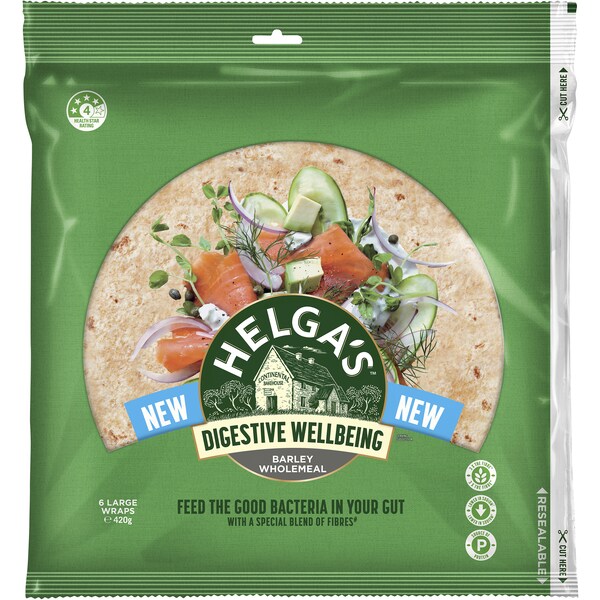Helga's Digestive Wellbeing Barley Wholemeal 420g