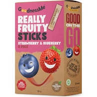 Goodness Me Really Fruity Sticks Strawberry & Blueberry