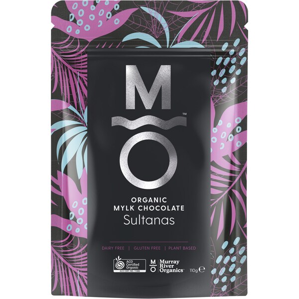 Murray River Organics Mylk Chocolate Sultanas 110g