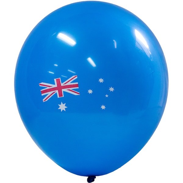Australia Day Flag Balloons 10 Pack