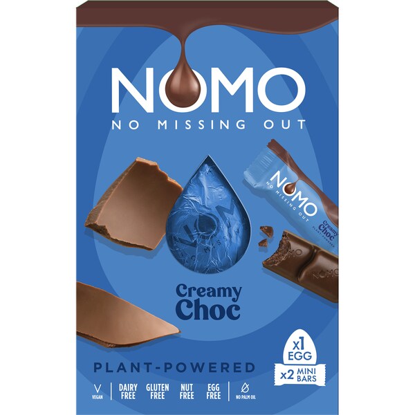 NOMO Creamy Chocolate Easter Egg & Mini Bars 87g
